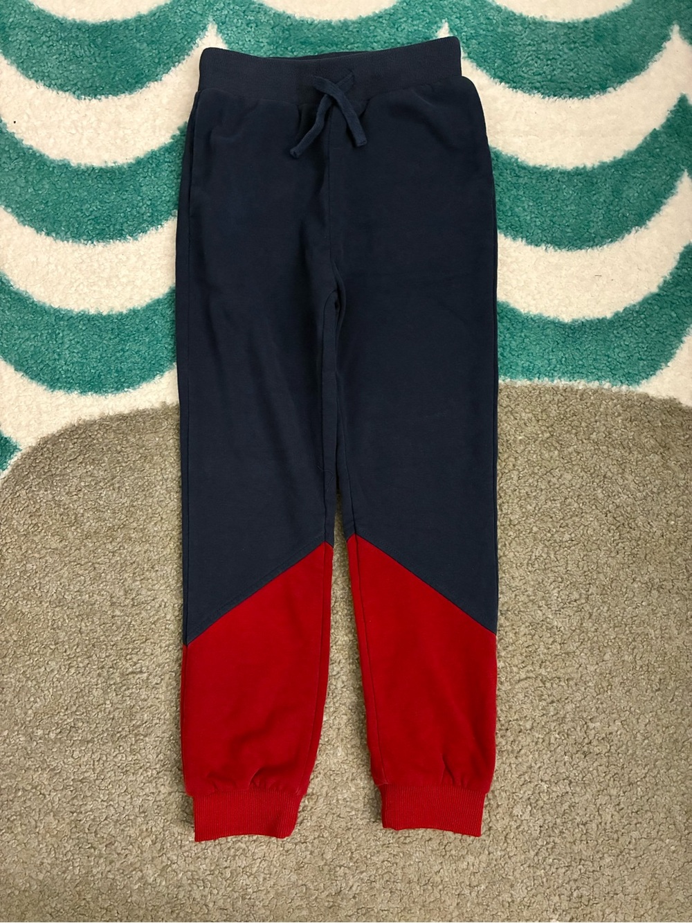 Maisonette x Marvel Color Block Sweatpants (Red/Navy/Yellow) Size 6